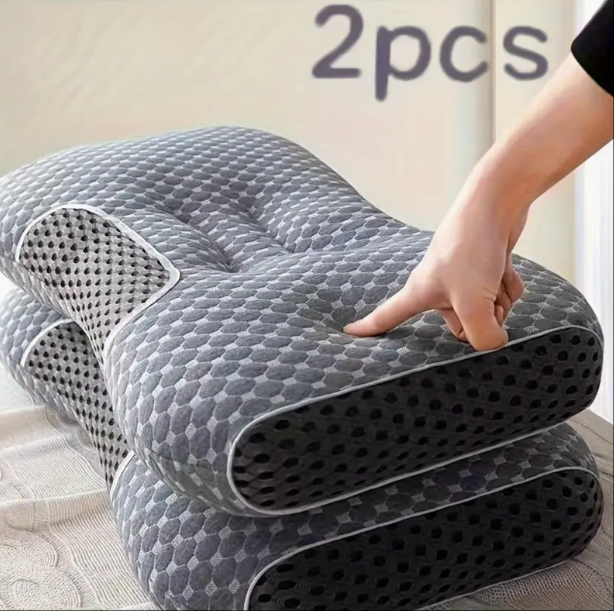 Soft Knitted Massage Neck Couple Pillows